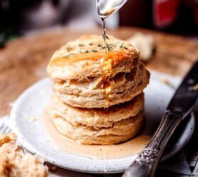 easy flaky homemade biscuits no baking powder or soda, flaky homemade biscuits with agave