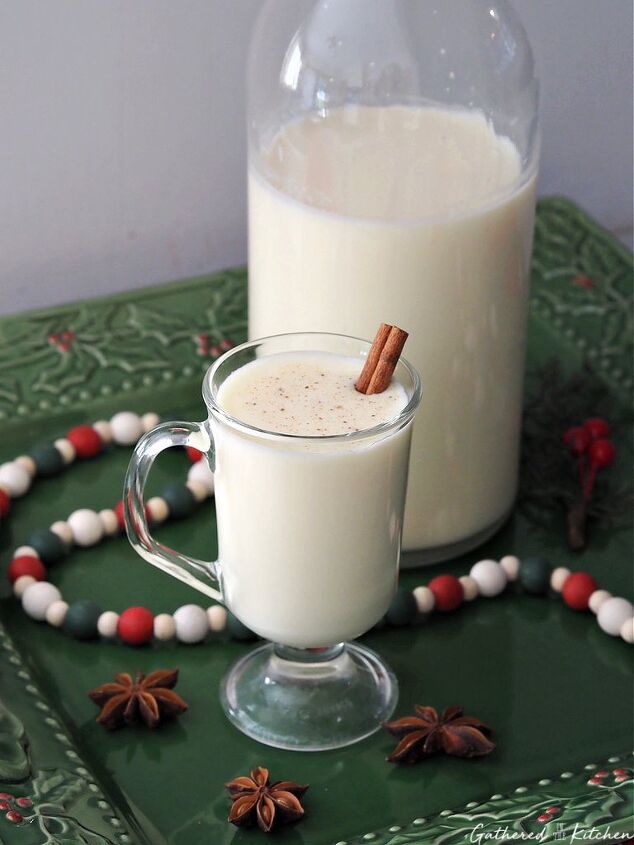 how to make homemade eggnog recipe, How To Make Homemade Eggnog Gathered In The Kitchen