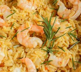 <b>Our dinner suggestion: Creamy Rosemary Orzo With Shrimp</b>