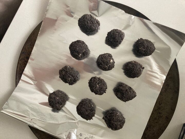 mint chocolate truffles