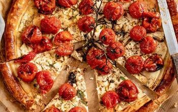 Roasted Cherry Tomatoes Tart With Cheese