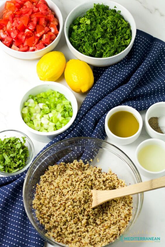 quinoa tabouli eat mediterranean food