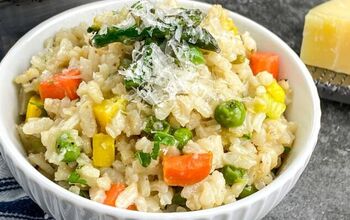 Risotto Primavera - Easy Springtime Risotto - Eat Mediterranean Food