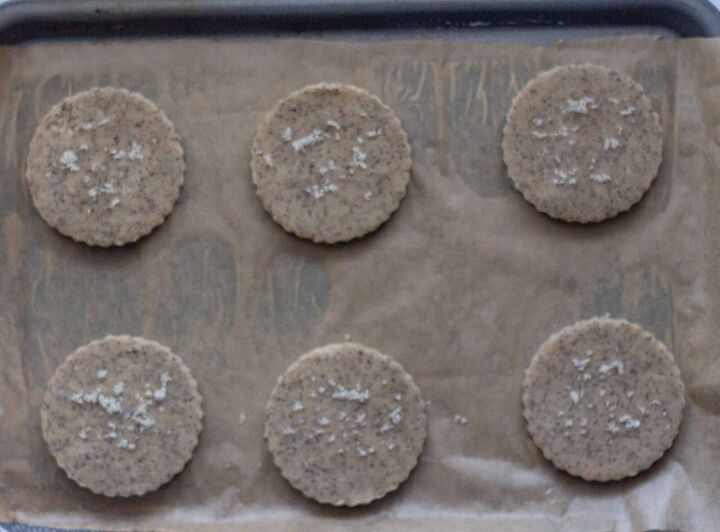 vegan coffee shortbread cookies costa coffee copycat, Cut out cookies ready to be baked