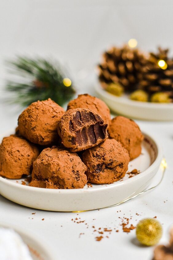 spicy boozy chocolate truffles, Dark Chocolate Truffles