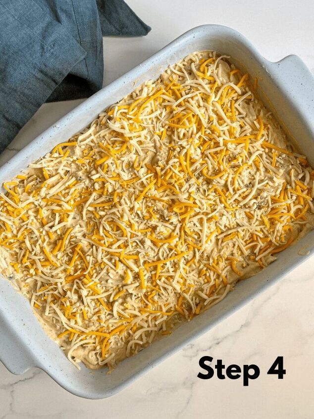 sour cream chicken enchilada casserole happy honey kitchen, Shredded cheese layered on top of corn tortillas chicken and sour cream sauce The final and fourth layer in the casserole dish