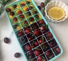 Festive Fruit Ice Cubes • Photo Backdrops UK from Capture by Lucy