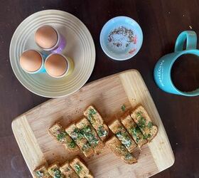 Anchovy Toast Soldiers With Soft Boiled Egg