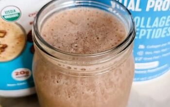 My Go-To Chocolate Banana Protein Shake