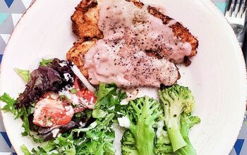 Chicken Cutlets With Savory Strawberry Onion Cream Sauce