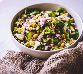easy grilled corn salad, a colorful grilled corn salad perfect for summer