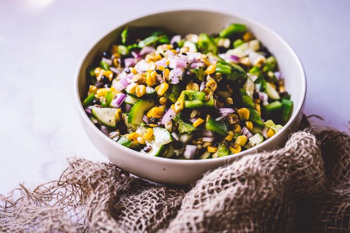 easy grilled corn salad, a colorful grilled corn salad perfect for summer