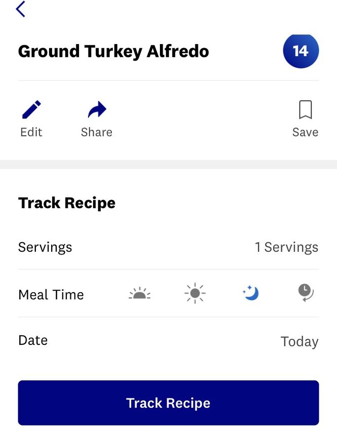 ground turkey alfredo