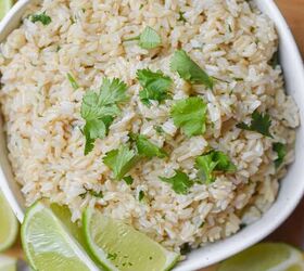 10 foods the football players are eating, Lime Brown Rice