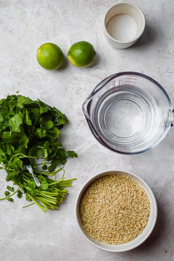 instant pot cilantro lime brown rice so easy, You only need a few simple ingredients for this recipe