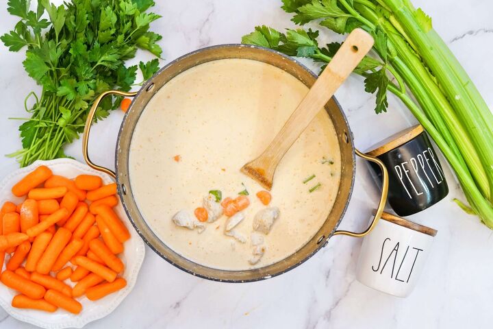 easy buffalo chicken soup recipe for cold winter days, Spicy Chicken Soup