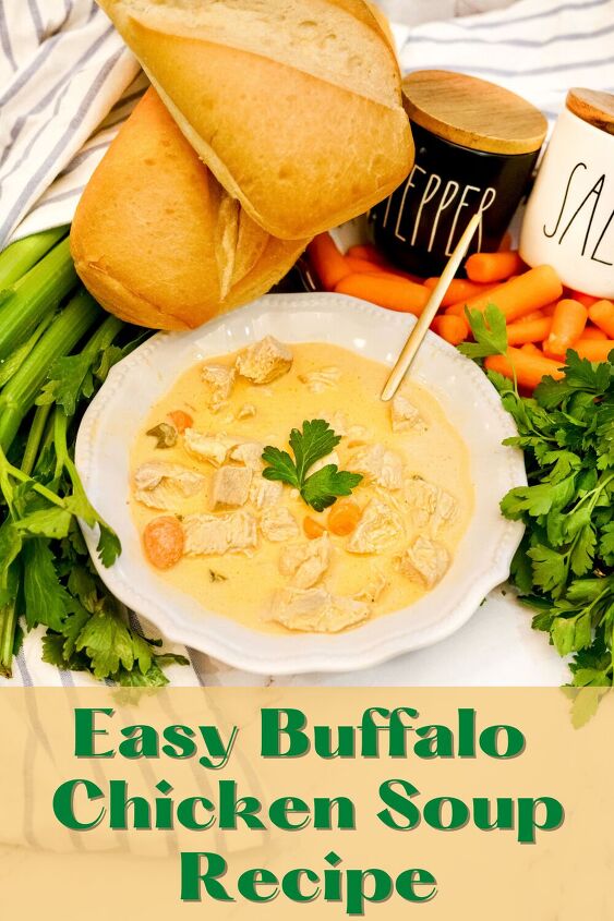 easy buffalo chicken soup recipe for cold winter days, Warm up on cold winter days with this easy buffalo chicken soup recipe Here is how to make it for your family