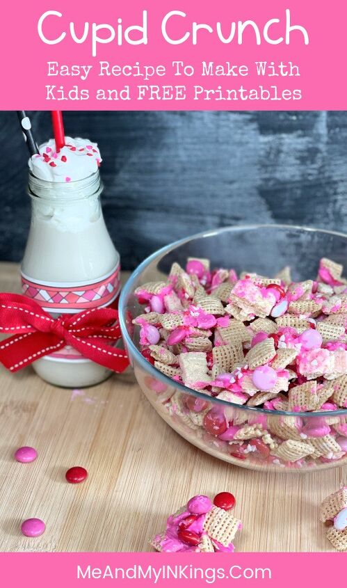 cupid crunch valentine s day chex mix for gifts, Cupid Crunch Recipe and Free Valentine Printables
