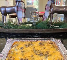 easy cheesy sausage and egg breakfast casserole make ahead in minutes, Christmas breakfast casserole with sausage egg and cheese