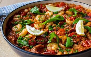 Chicken, Prawn and Chorizo Paella