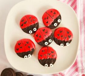 Valentine Ladybug Oreo Cookies