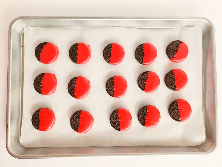 valentine ladybug oreo cookies, ladybug oreo cookies