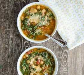Tuscan Chickpea Soup With Kale