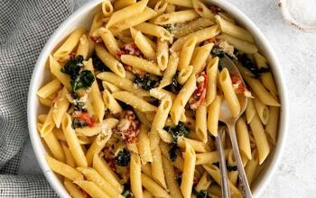 Penne With Sun-Dried Tomatoes And Tuscan Kale - Eat Mediterranean Food
