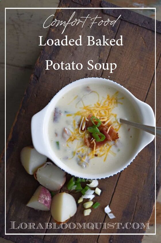 delicious loaded baked potato soup, Baked potato soup