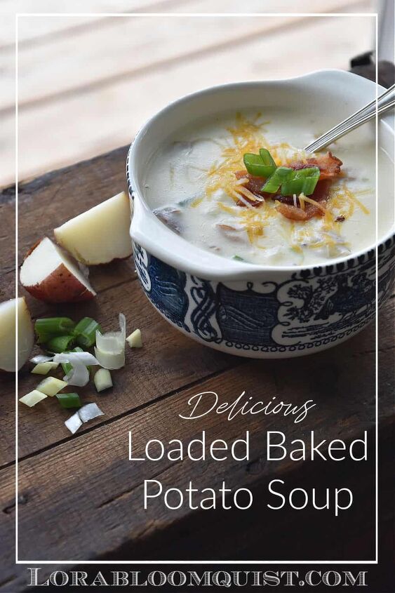 delicious loaded baked potato soup, Baked potato soup