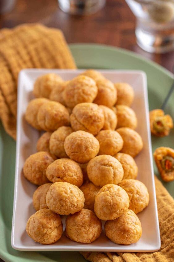 baked olive cheese balls
