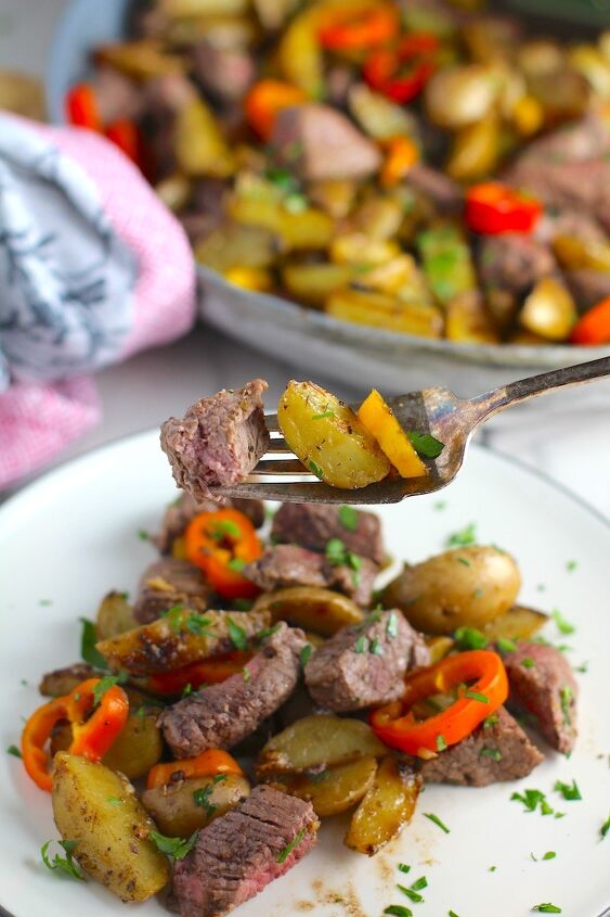 mouthwatering potato and steak bites recipe
