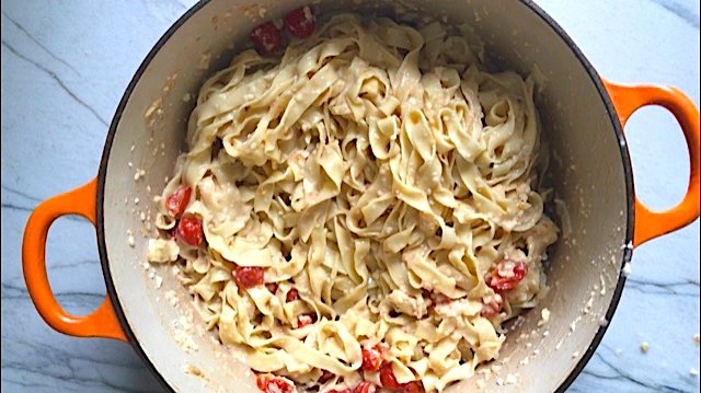 roasted vegetable pasta primavera recipe, Fettuccine pasta mixed with creamy parmesan sauce and grape tomatoes for Creamy Pasta Primavera It has fettuccine parmesan cheese roasted asparagus carrots tomatoes and fresh corn kernels