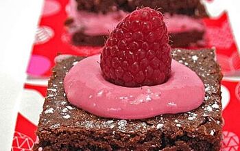 Valentines Day Desserts: Raspberry Cream Cheese Brownies
