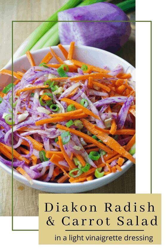 carrot and purple daikon radish salad recipe, Diakon Radish and carrot Salad