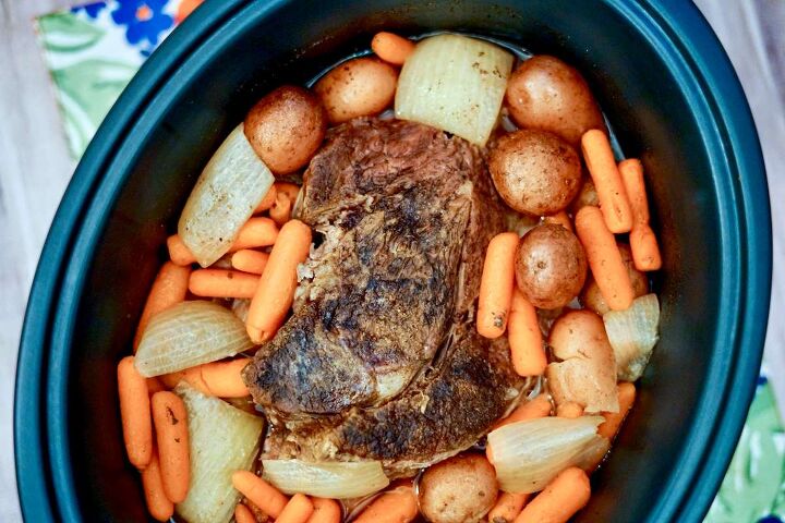 make this easy pot roast crock pot recipe, Slow Cooker Crock Pot Recipe