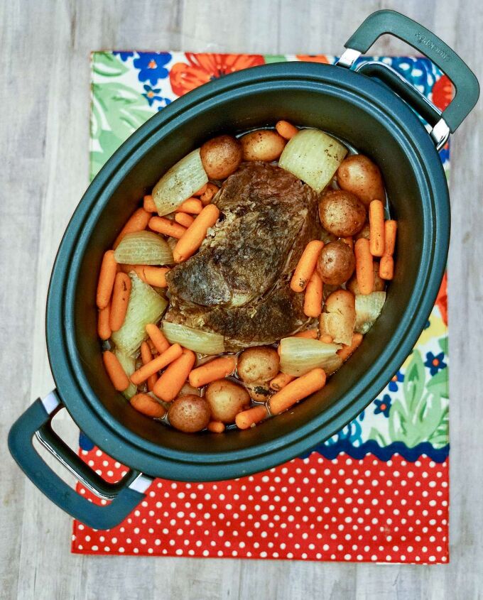 make this easy pot roast crock pot recipe, This classic comfort meal couldn t be easier Here is how to make this easy pot roast crock pot recipe