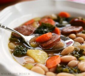 sausage kale and white bean soup