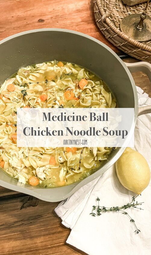 medicine ball chicken noodle soup, Medicine Ball Chicken Noodle Soup