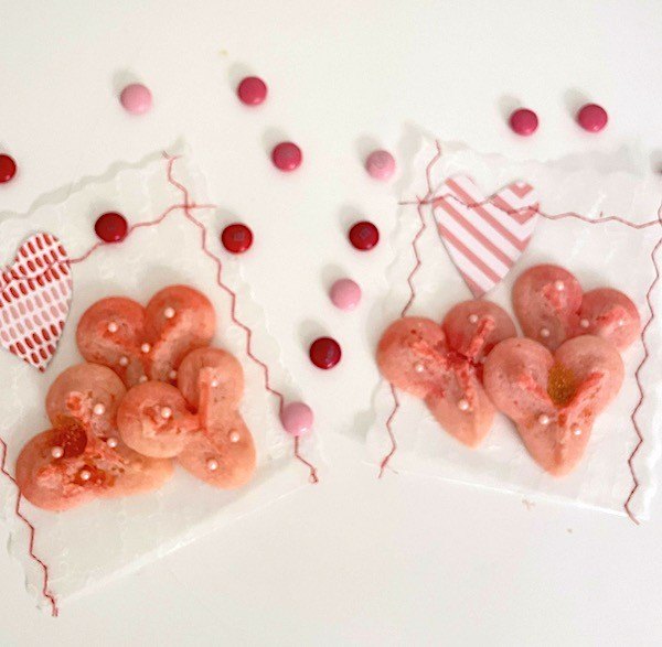 pink valentine spritz cookie recipe