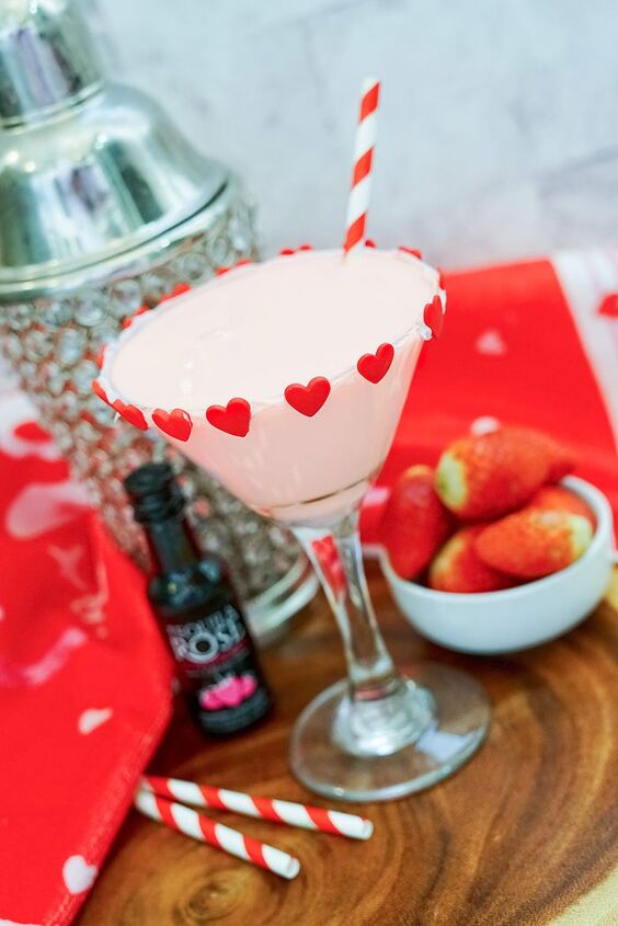 chocolate covered strawberry martini valentine s day martini recipe