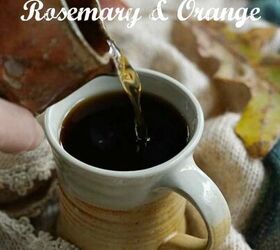 easy instant pot juniper syrup with rosemary orange for coffee or co, Winter Juniper Syrup with Rosemary and Orange