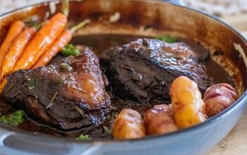 Slow Braised Beef Cheeks In A Red Wine Sauce
