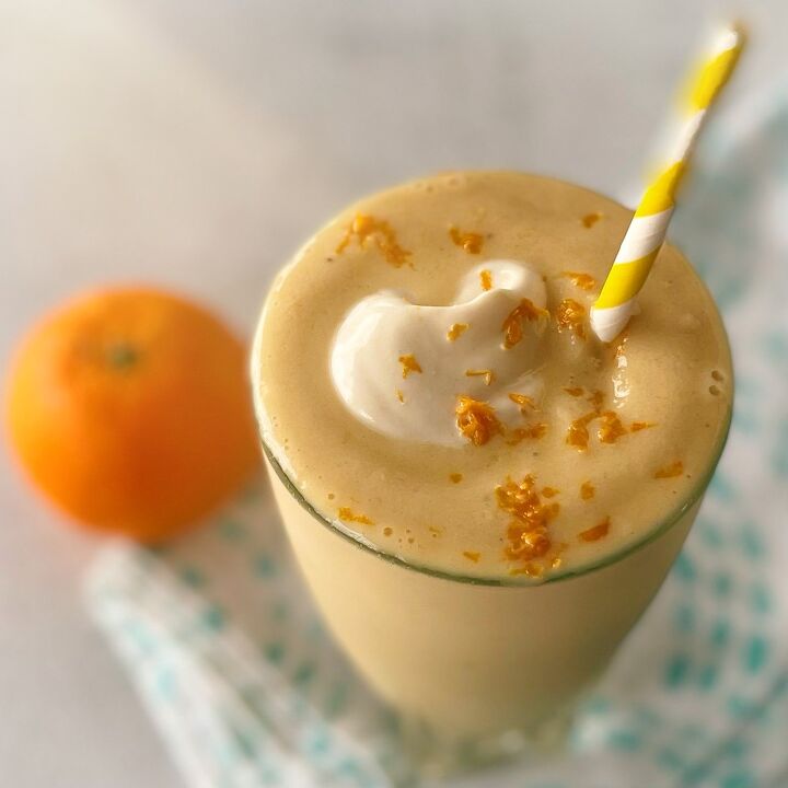 orange creamsicle smoothie vegan dairy free gf