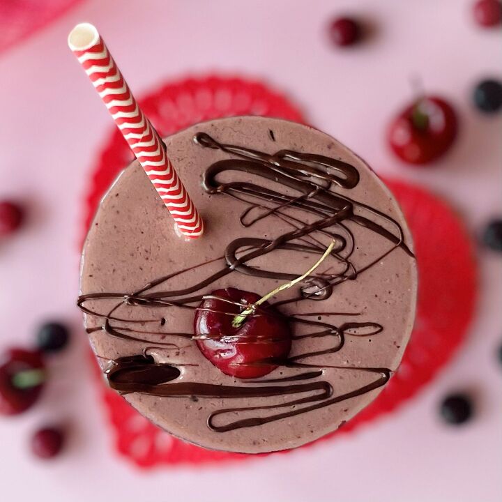 chocolate cherry smoothie v df gf