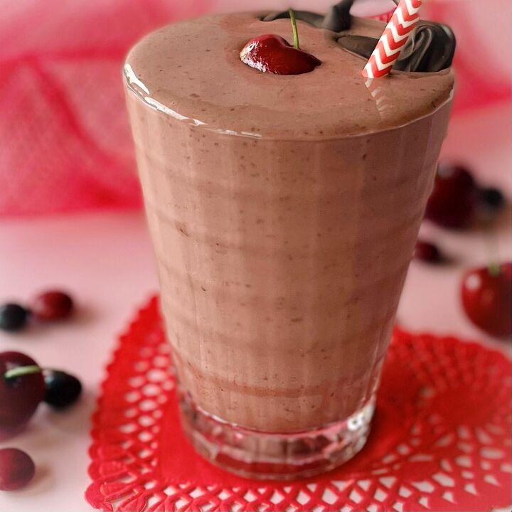 chocolate cherry smoothie v df gf