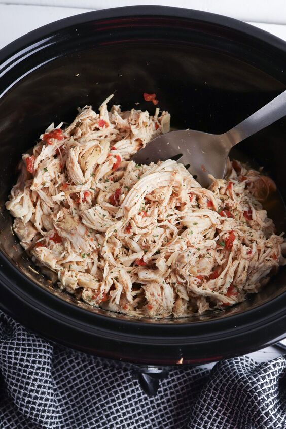 crockpot mexican shredded chicken, Crockpot Mexican Shredded Chicken