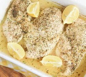 <b>Our dinner suggestion:</b> Oven baked lemon chicken