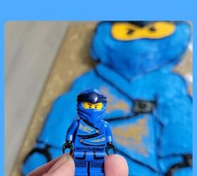 how to make a ninjago lego cake, Blue Ninjago Lego Cupcake Cake