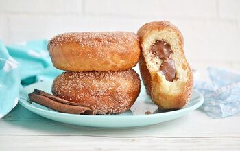 Baked Nutella Filled Donuts